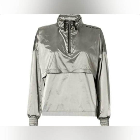 Oakley Jackets & Blazers - Oakley luxe anorak silver windbraker jacket